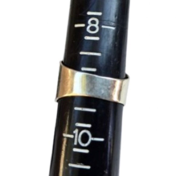 TAXCO Sterling Silver Red Jasper Cabochon Inlay Split Shank Band Sz 9 - Picture 6 of 10